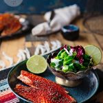 127 calories - P2 hCG Diet Fish Dinner Recipe: Blackened Tilapia Lettuce Salad - hcgchicarecipes.com - Protein + Veggie Meal